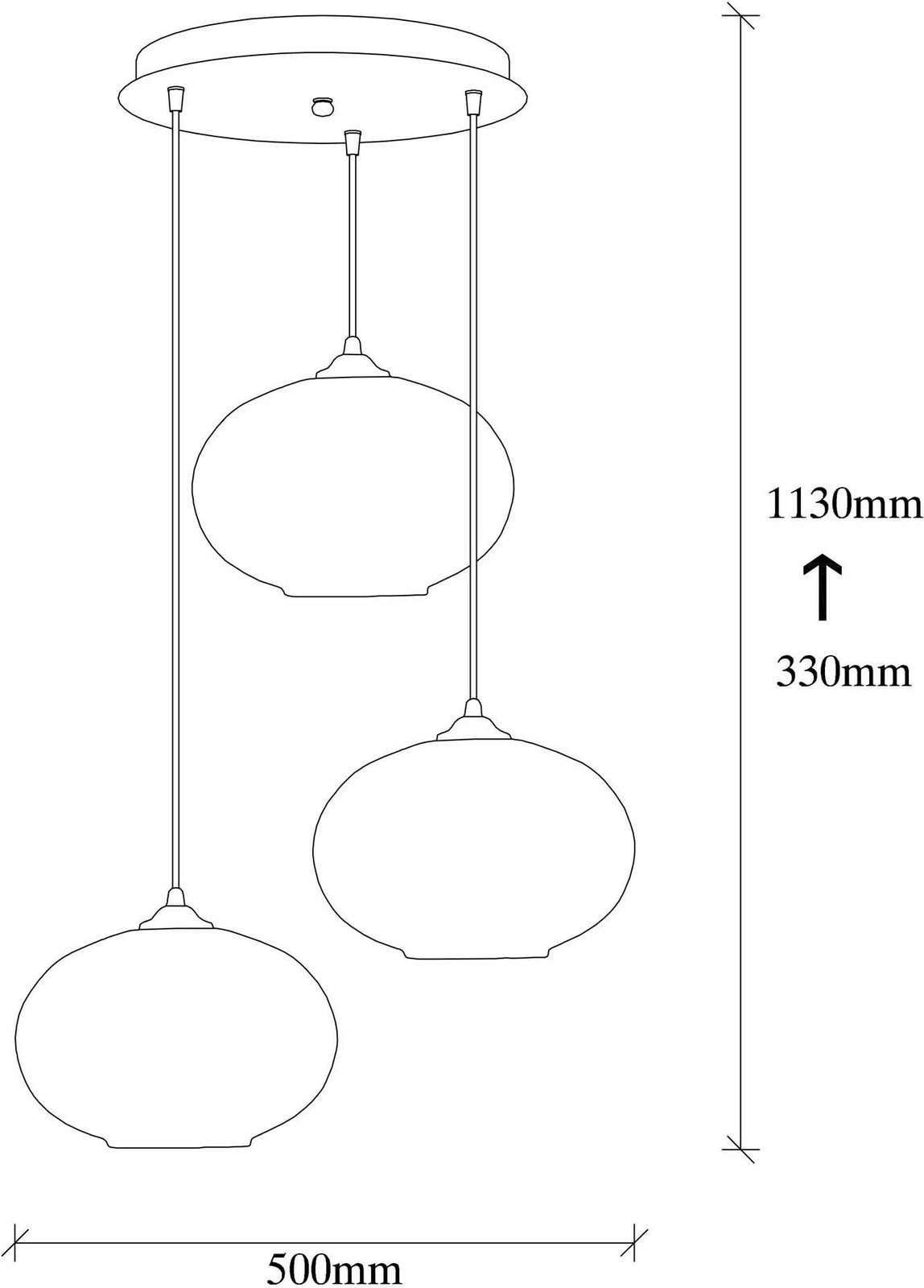 Llambë tavani Opviq, Camini - MR - 868, ngjyrë e zezë dhe mjaltë