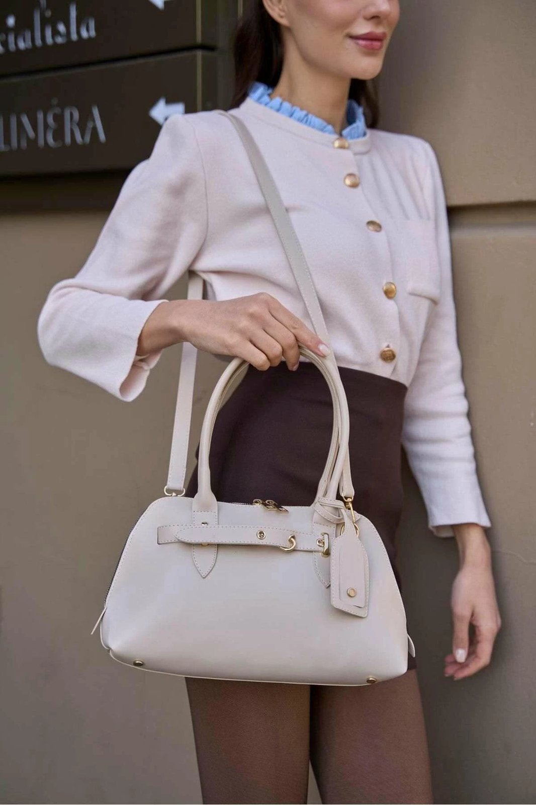 Çantë dore Zoozie Bags, MK1020225SV10-002, bezhë