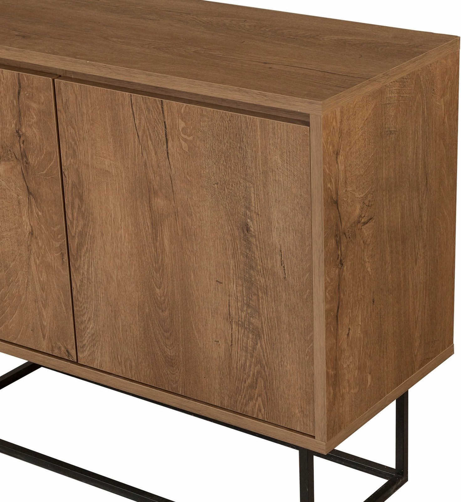 Konsolë Hanah Home, Zuri, ngjyrë arre dhe e zezë