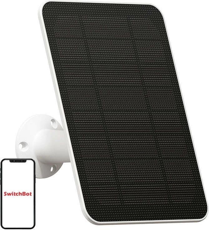 Panel diellor SwitchBot W3303401 për Outdoor Spotlight Cam, i bardhë