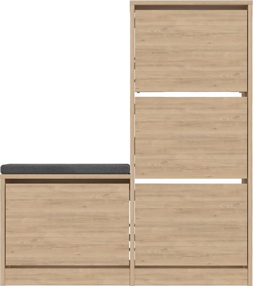 Dollap për këpucë Skye Decor, ngjyrë lisi