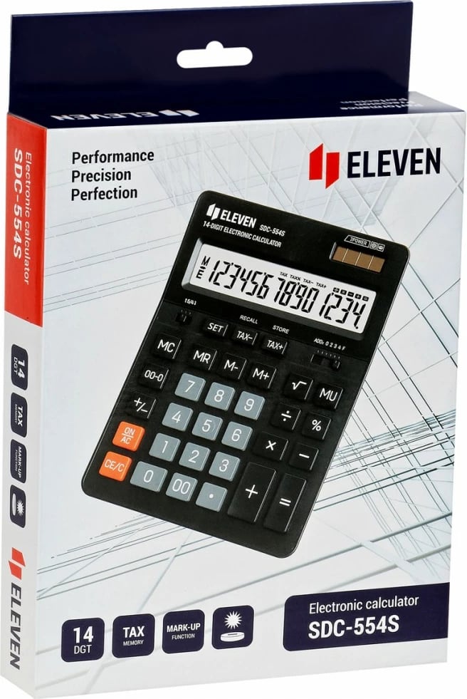 Kalkulator zyre ELEVEN SDC-554S, 14 shifra, i zi