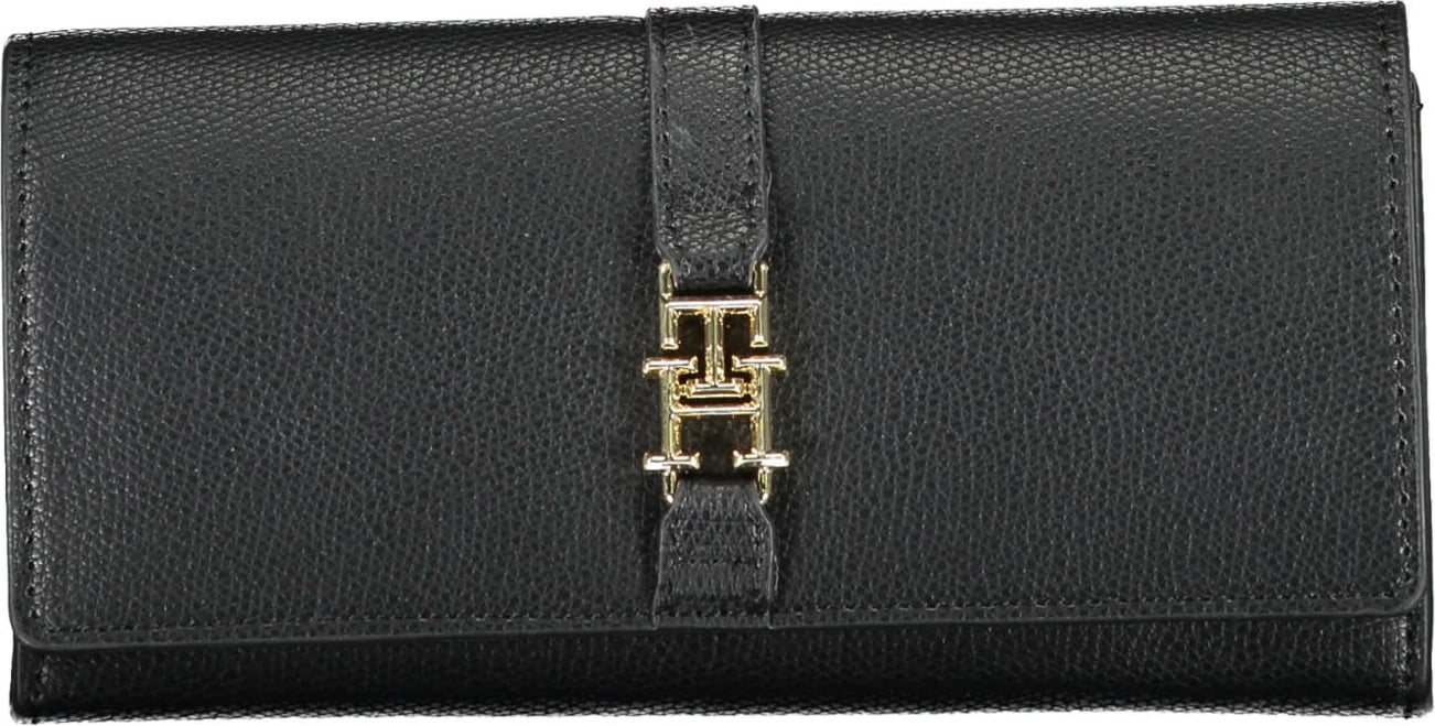 Portofol për femra TOMMY HILFIGER, e zezë