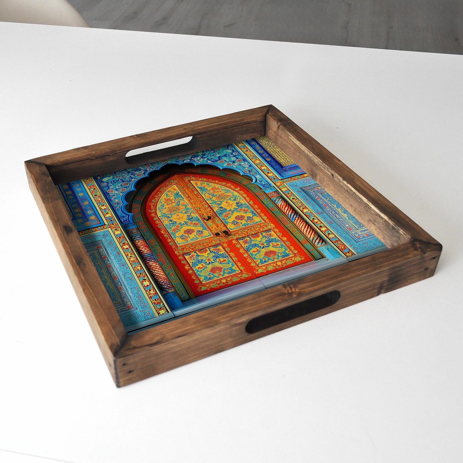 Tabaka druri, shumëngjyrëshe, Evila Originals, REF055, 35x35x4cm Tabaka druri, shumëngjyrëshe, Evila Originals, REF055, 35x35x4cm