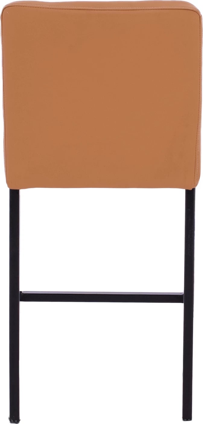 Karrige për bar metalike me lëkurë ngjyrë kafe FH5801 40x46x86Y cm