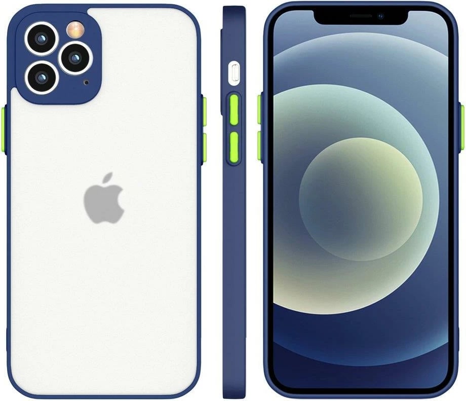 Mbështjellës silikoni Hurtel Milky Case për Samsung Galaxy A72 4G, blu navy