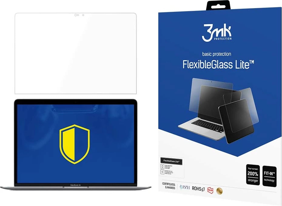 Mbrojtës ekrani FlexibleGlass Lite për MacBook Air 13" 2018-2020, 3mk Protection, transparent