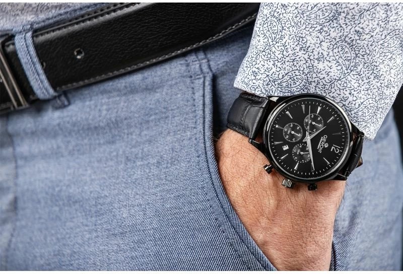 Orë dore për meshkuj Giewont, e zezë