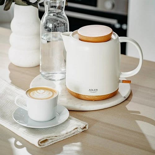 Ibrik elektrik Adler AD 1304, 1L, 1200W, dru