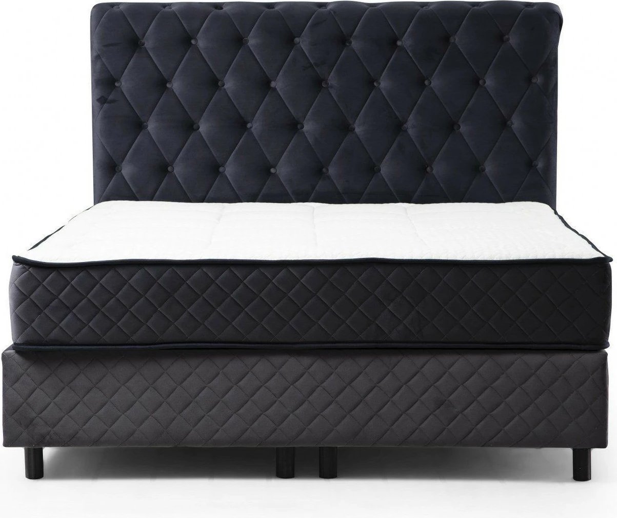 Set dyshe me dyshek, bazë dhe shtrat, Skye Decor Sonata 150x200, anthracite