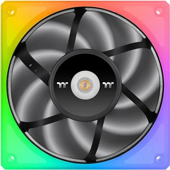 Ventilator kase Thermaltake ToughFan RGB 12cm, set prej 3 copë, zi