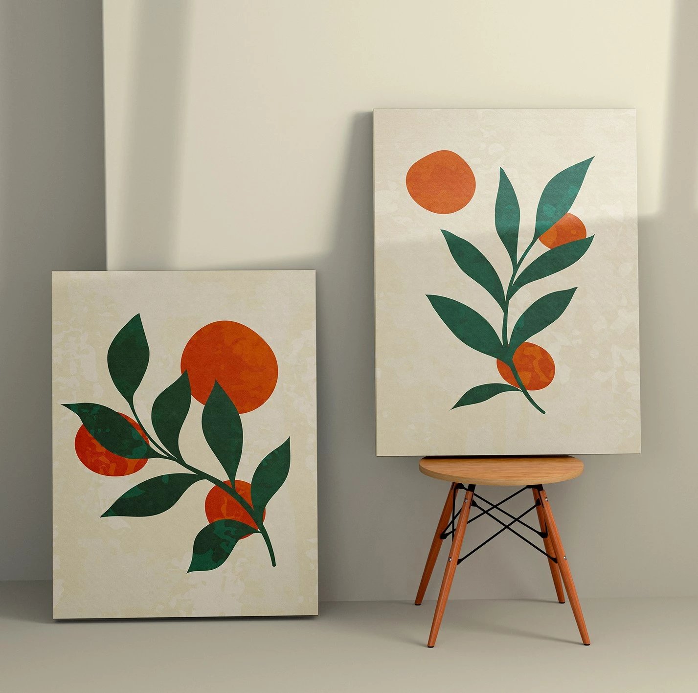 Pikturë dekorative në kanavacë (2 copë), Wallity, 2KNV4359, 50x70