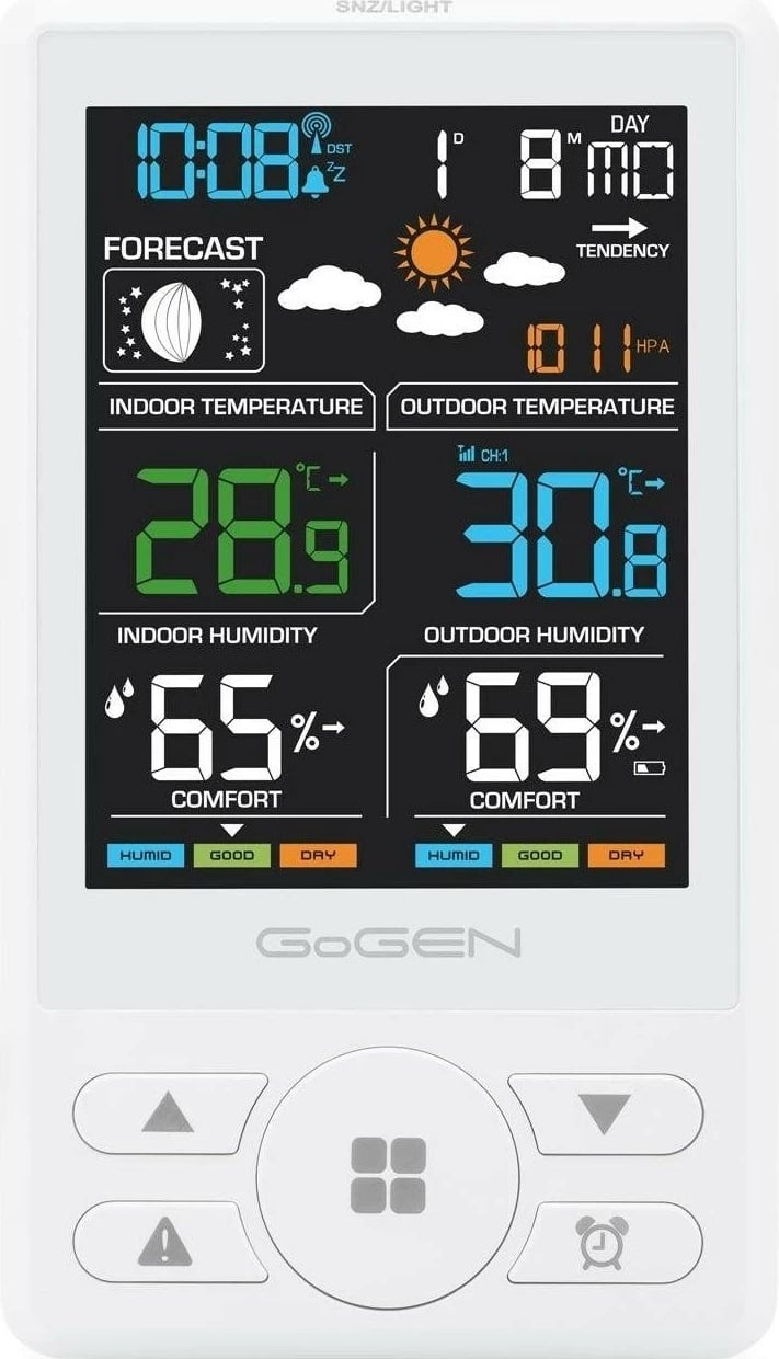 Stacion moti GoGEN GOG-ME1250, me sensor wireless, i bardhë