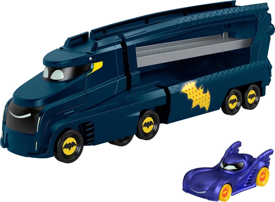 Fisher-Price DC Batwheels Bat-Big Rig Toy Car Hauler