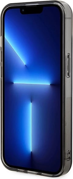 Mbështjellës Karl Lagerfeld IML Ikonik MagSafe për iPhone 15, i zi