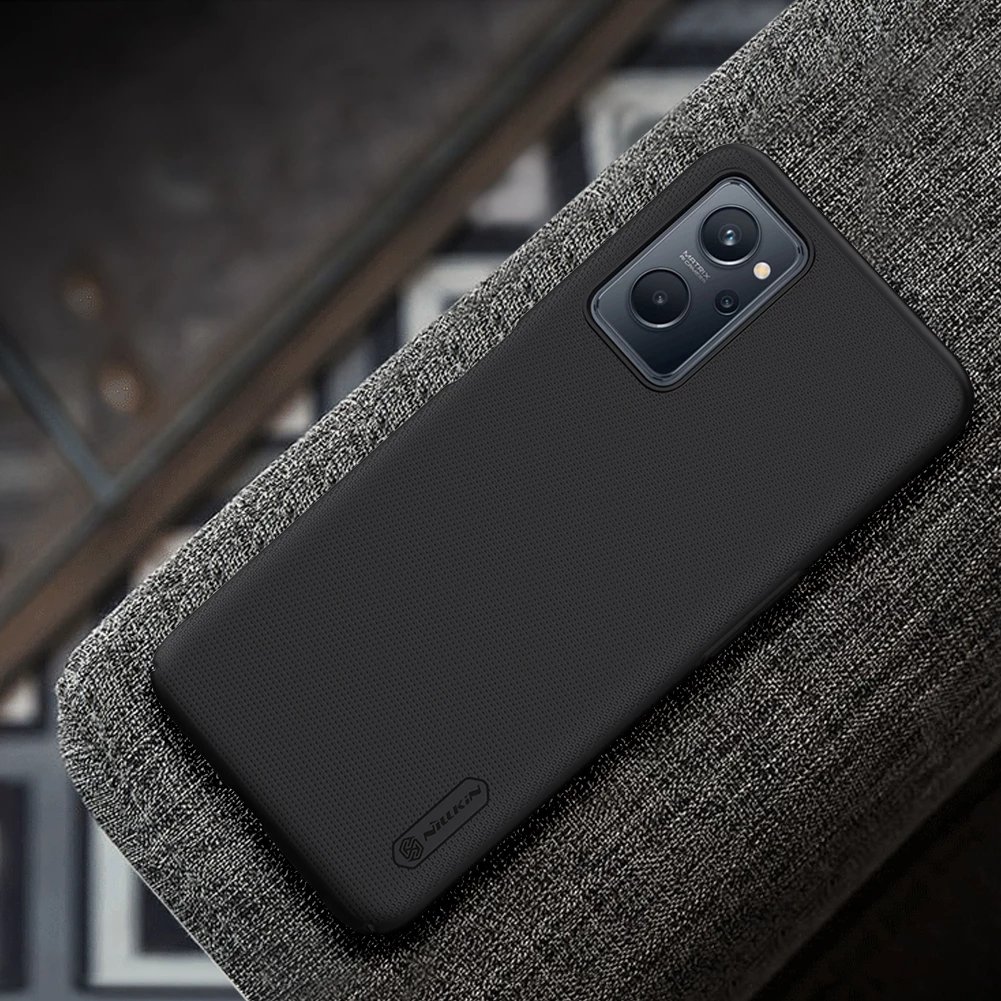 Mbështjellës Nillkin Super Frosted Shield për Realme 9i, i zi