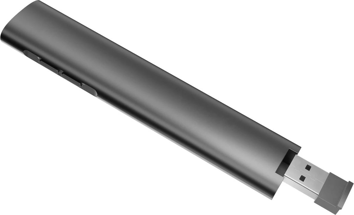 Prezenter wireless Natec Warbler 2, me tregues lazer, Bluetooth/2.4 GHz, Gri