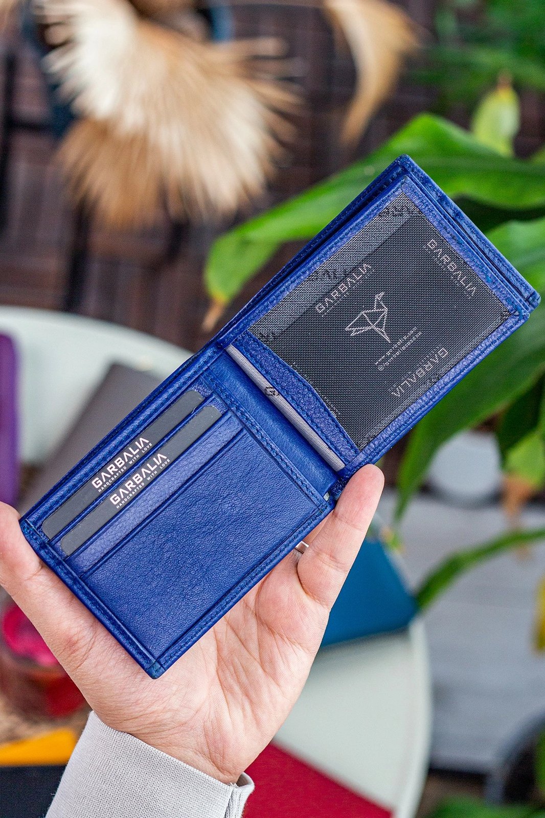 Portofol për meshkuj, ngjyrë navy blue, Zoozie Bags, Arsenal