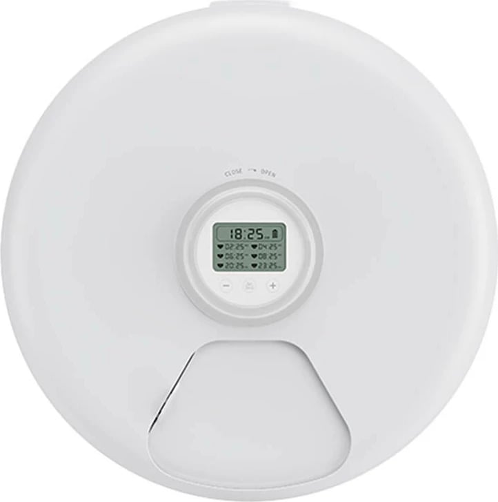 Ushqyes automatik për mace Rojeco RWSQ-11, 2L, me butona, i bardhë