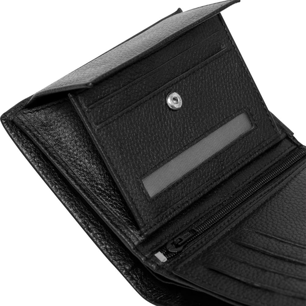 Kuletë lëkure NEXT, 11.8x9.2x1.5cm, e zezë