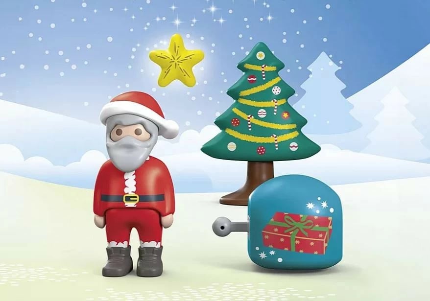 Set lodrash Playmobil Junior 70297 Snowy Christmas Advent Calendar, 26 pjesë