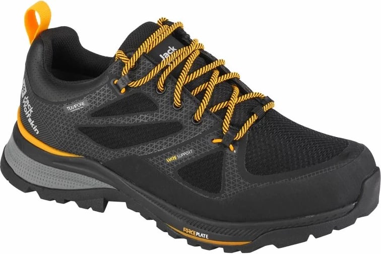 Atlete për meshkuj Jack Wolfskin, të zeza