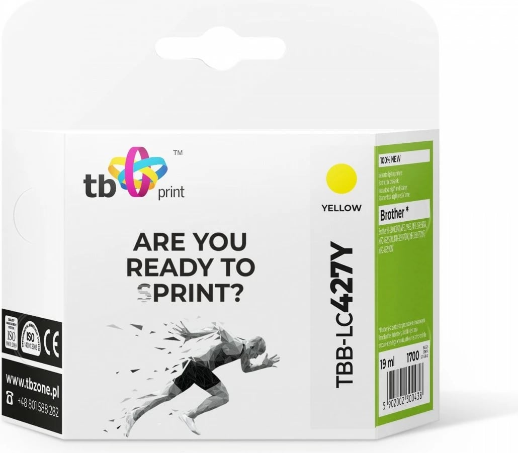 Toner TB Print TBB-LC427Y për Brother, 1700 faqe, e verdhë