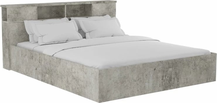 Krevat dopio Olympus, ngjyrë anthracite antike, 160x200 cm