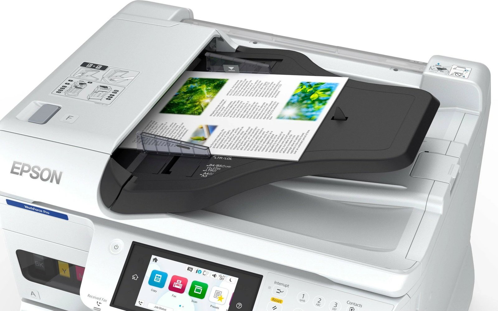 Multifunksional Epson Workforce Pro EM-C7100DWF, Wi-Fi, A3/A4, i bardhë