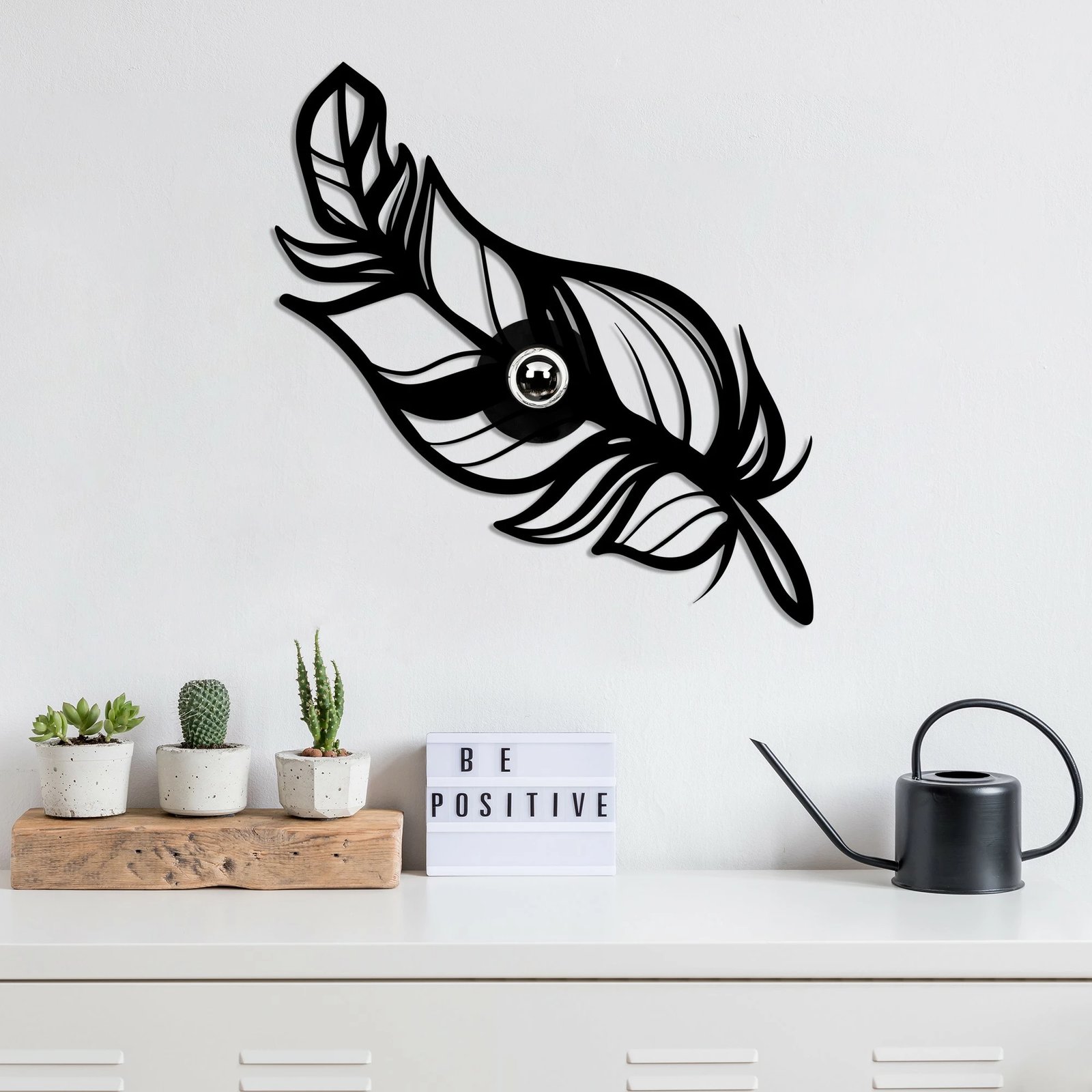 Llambë muri Opviq, model W-030, ngjyrë e zezë, dizajn lule Llambë muri Opviq, model W-030, ngjyrë e zezë, dizajn lule