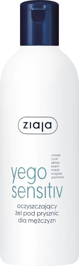 Xhel dushi për meshkuj Ziaja Yego Sensitiv 300ml