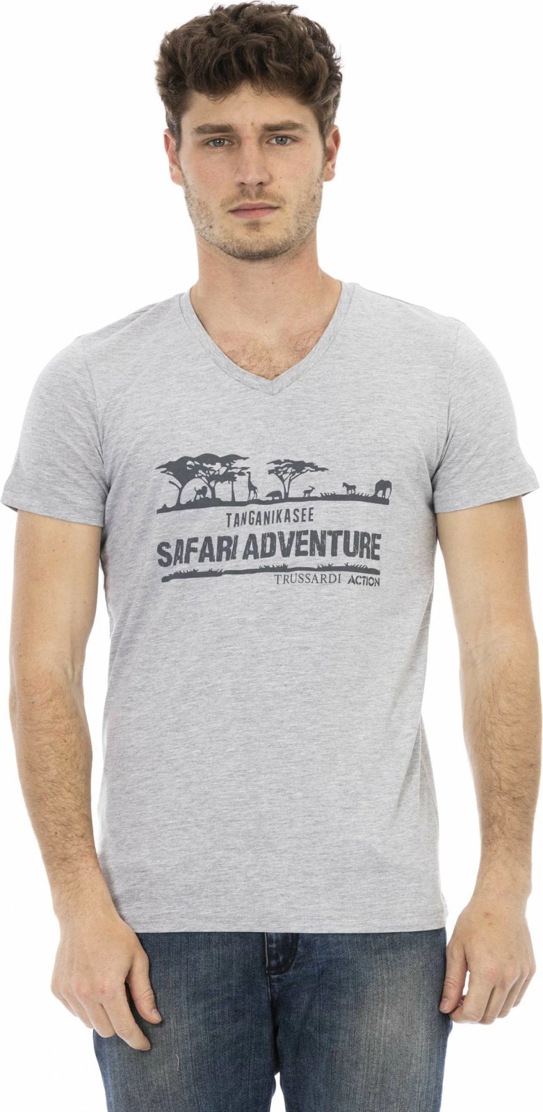 Maicë për meshkuj Trussardi Action, hiri