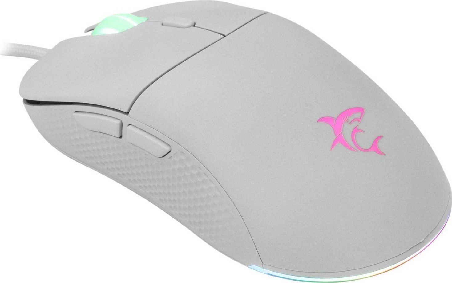 Maus gaming White Shark Bagdemagus GM-5010,  RGB, 7200 DPI, i bardhë