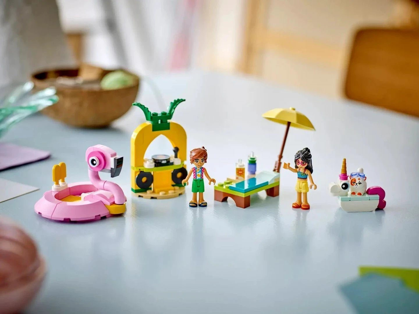 Set lodrash LEGO Friends 42658 Unicorn & Flamingo Pool Party, 99 pjesë Set lodrash LEGO Friends 42658 Unicorn & Flamingo Pool Party, 99 pjesë
