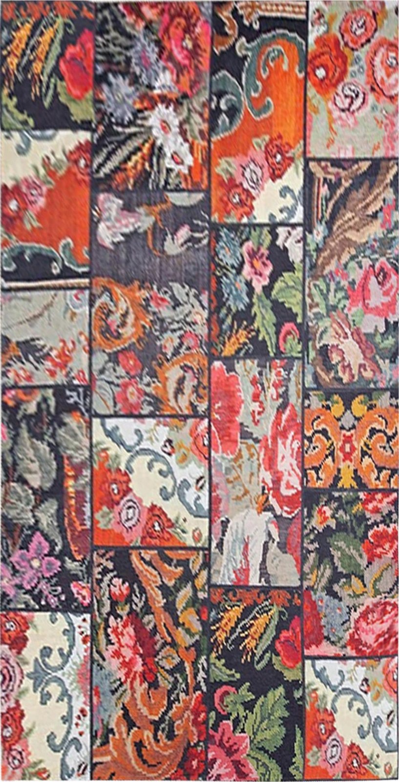 Qilim korridori, Jazz Chenille, shumëngjyrësh, 75x150cm