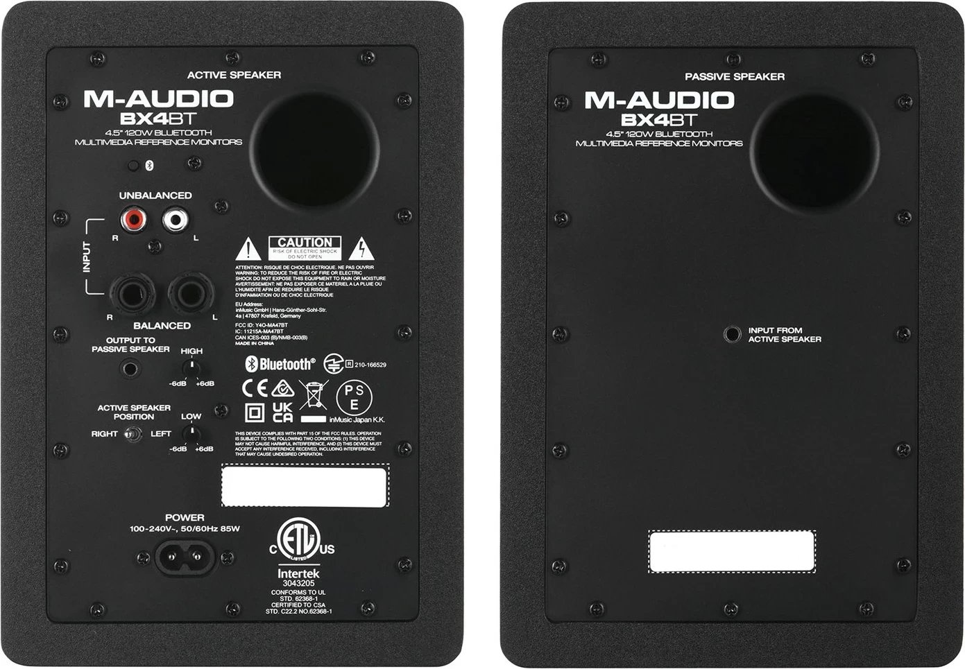 Bokse M-AUDIO BX4 BT, 50 W, Bluetooth, Zezë
