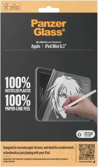 Folie mbrojtëse PanzerGlass GraphicPaper për iPad mini 8.3" (2021/2024)