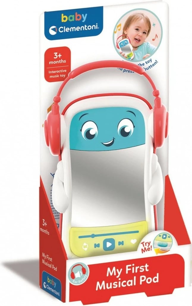 Lodër muzikore për fëmijë Clementoni Baby DJ, multikolor
