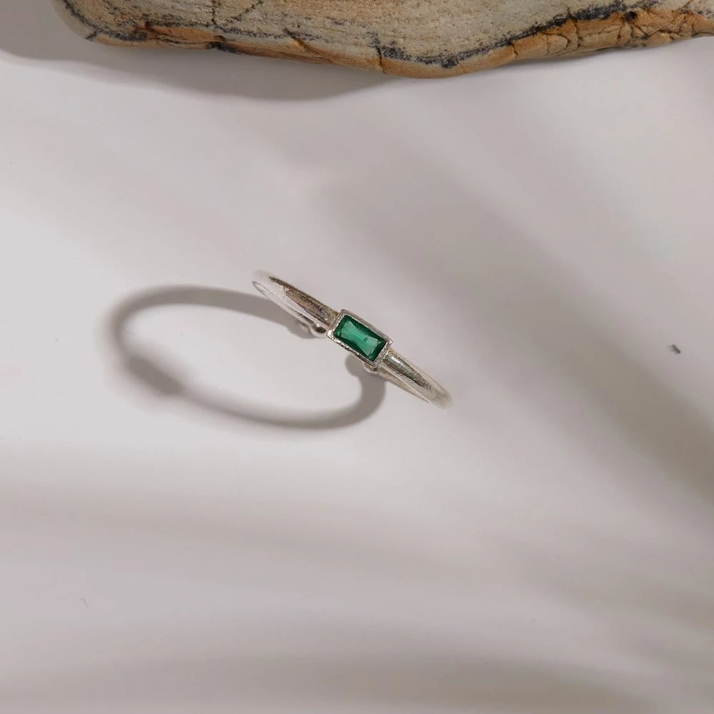 Unazë argjendi Elika Silver, ngjyrë argjendi, FA182820