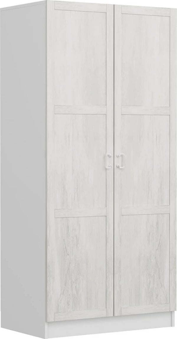 Dollap Skye Decor, zinxhir Kale, ngjyrë e bardhë antike, 190cm