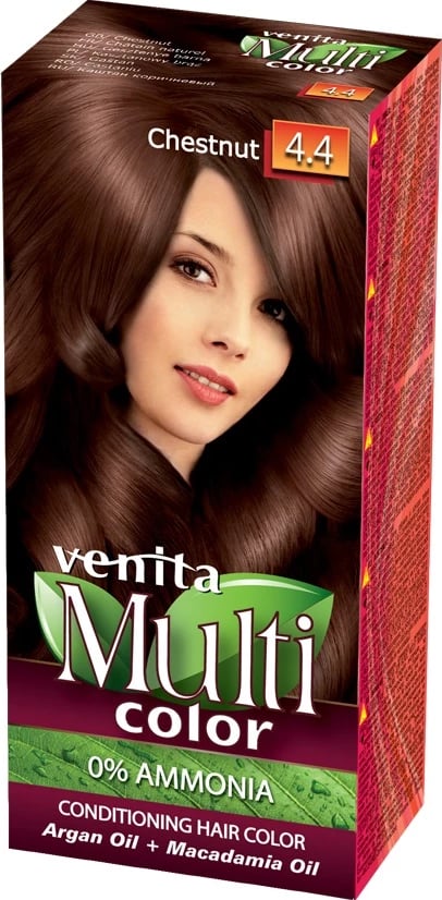 Ngjyrë për flokë për femra Venita MultiColor 4.4 Kasztanowy Brąz 100ml