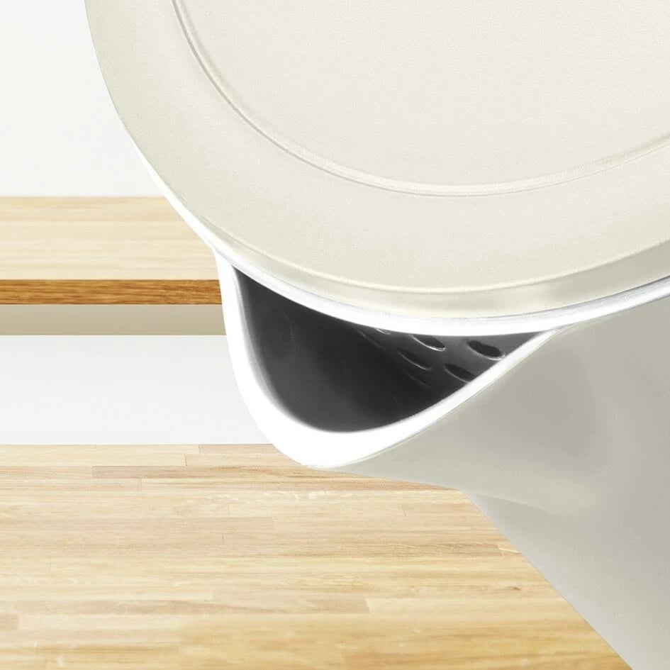 Ibrik elektrik Tefal KO140AE0, 1.5 L, 1500 W, Bardhë