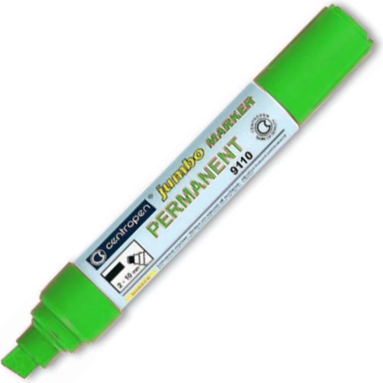 Markerë jumbo Centropen, i përhershëm, 2-10mm, Gjelbër
