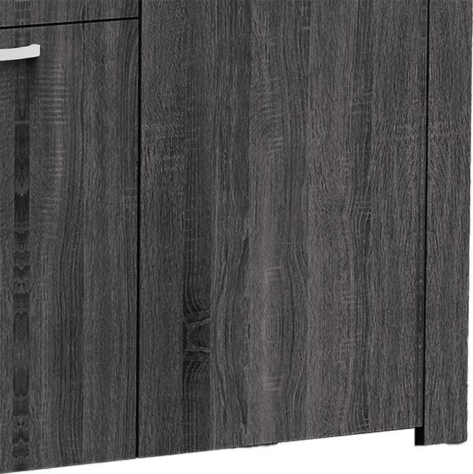 Bufe Kinley ngjyrë gri-wenge 210x40x82cm