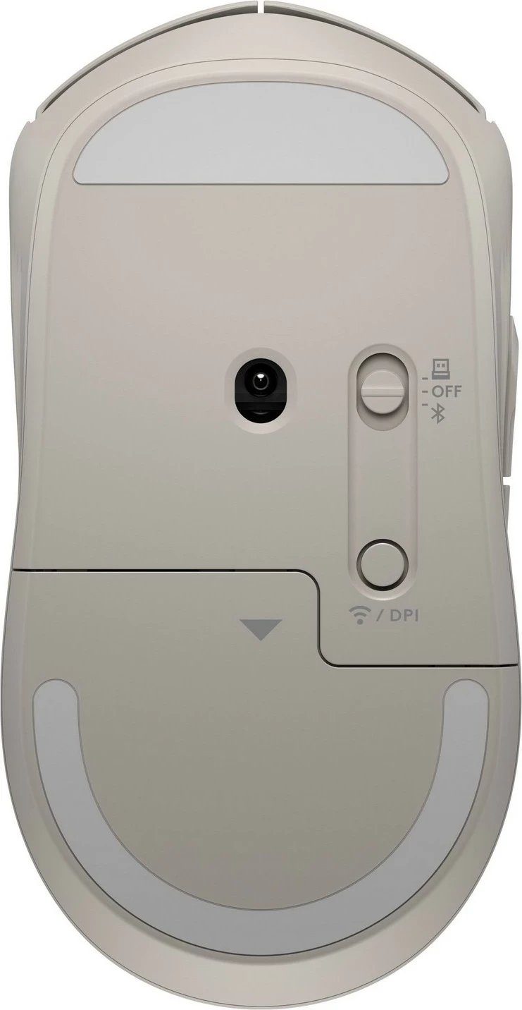 Maus HP 410 Quiet, wireless, 5 butona, laser, e verdhë