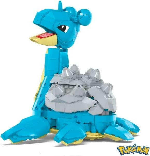 Set ndërtimi Mega Bloks Pokémon Lapras HKT26, 527 pjesë, plastikë, blu