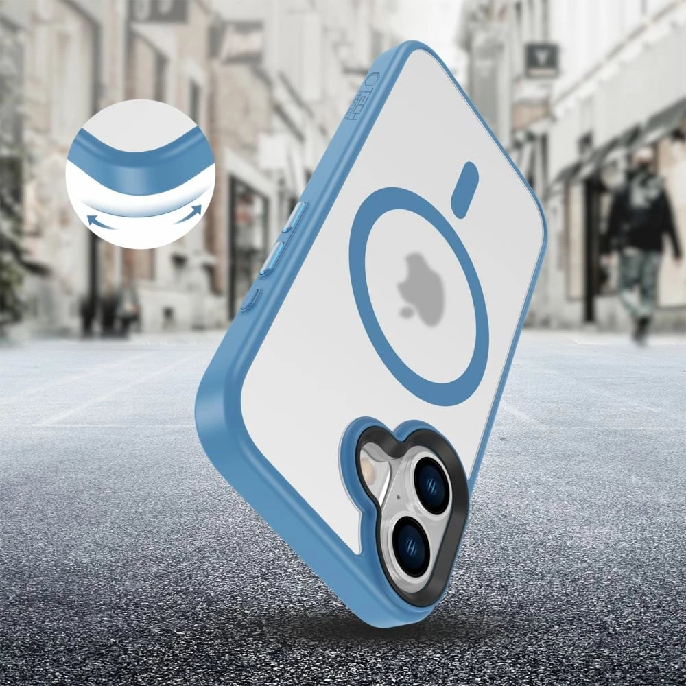 Mbështjellës Tech-Protect MagMat MagSafe për iPhone 16, Kaltër