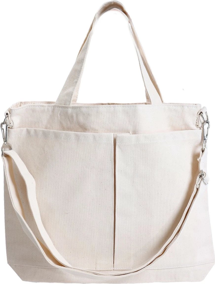 Çantë tote Zoozie Bags, krem, 2062