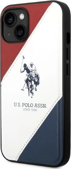 Mbështjellës U.S. Polo Assn. USHCP14MPSO3 për iPhone 14 Plus 6.7", Tricolor, Bardhë
