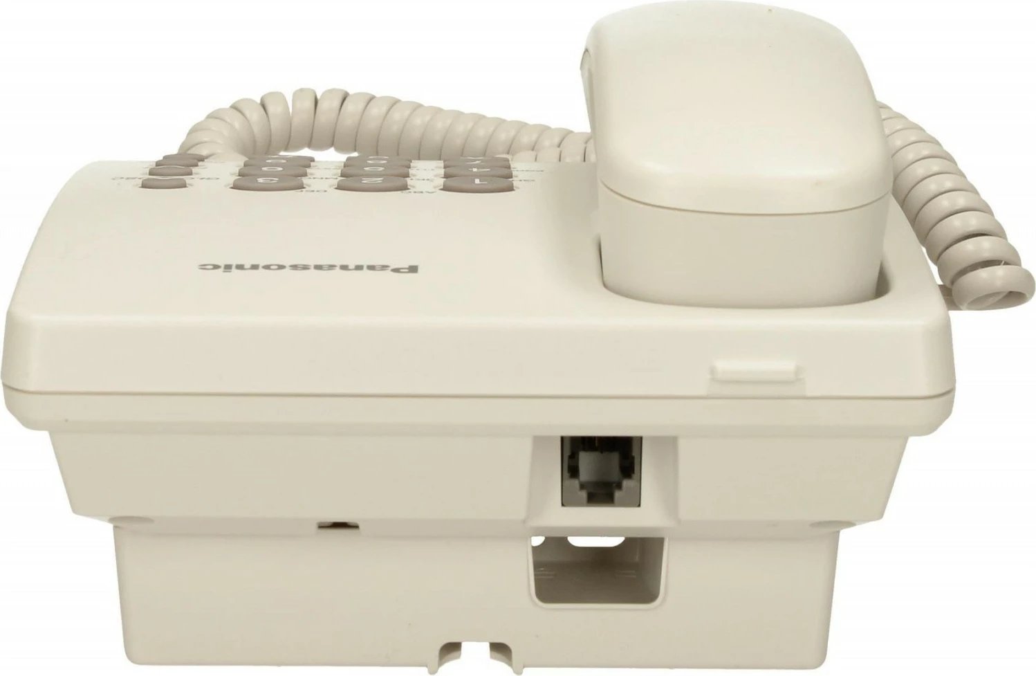 Telefon fiks Panasonic KX-TS500 me kabllo, Bardhë